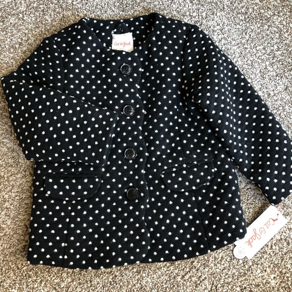 Toddler girls pea coat